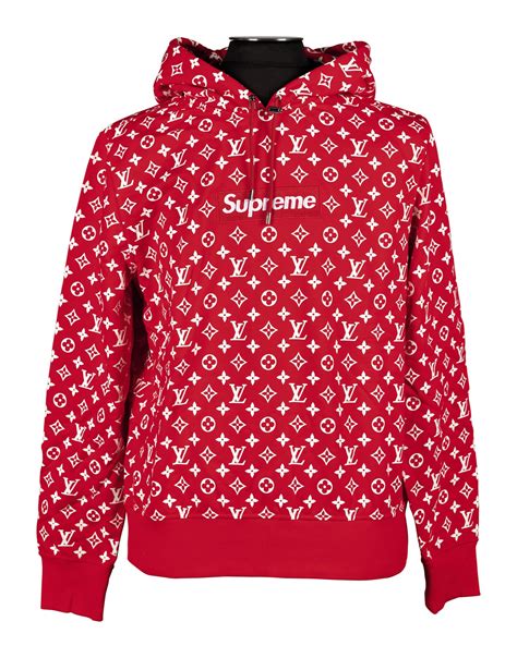 supreme x Louis Vuitton hoodie